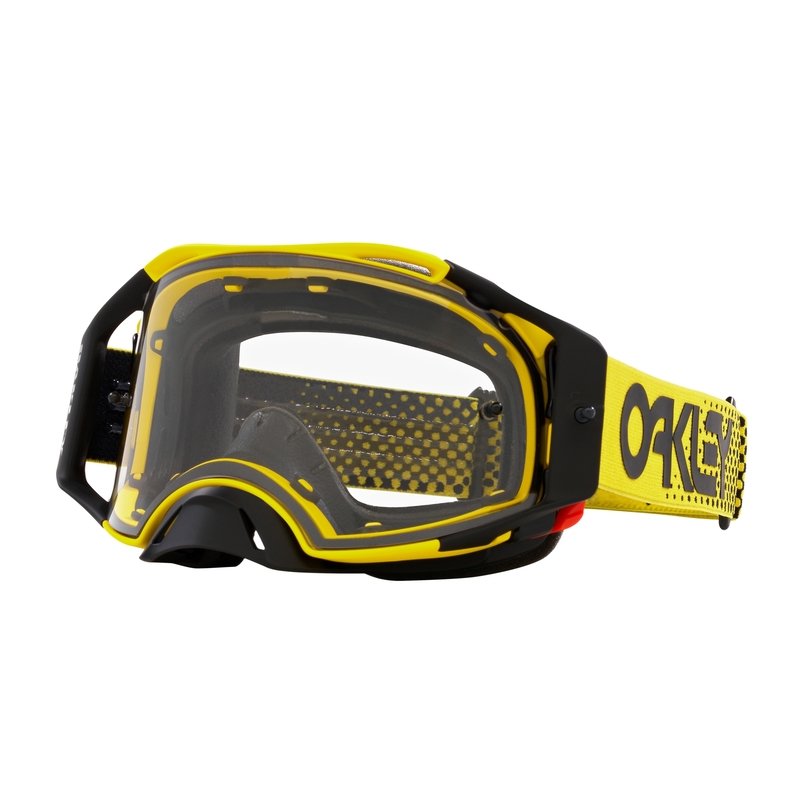 OAKLEY Airbrake MX Brille - Moto Yellow B1B Klares Glas von Oakley