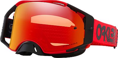 Oakley Airbrake MX, Crossbrille Prizm - Rot Orange/Rot-Verspiegelt von Oakley