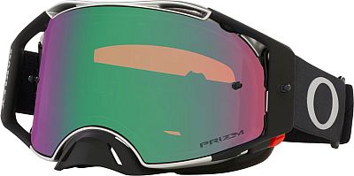 Oakley Airbrake MX, Crossbrille Prizm - Schwarz/Grau Grün/Violett-Verspiegelt von Oakley