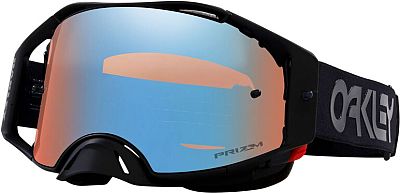 Oakley Airbrake MX Blackout, Crossbrille Prizm - Schwarz Blau/Violett-Verspiegelt von Oakley