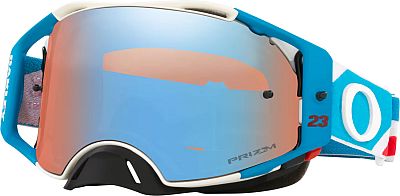 Oakley Airbrake MX Chase Sexton Series, Crossbrille Prizm - Blau/Weiß/Rot Blau/Violett-Verspiegelt von Oakley