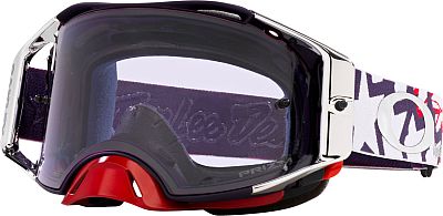 Oakley Airbrake MX Troy Lee Designs Series, Crossbrille Prizm - Lila/Silber/Weiß/Rot Lila-Getönt von Oakley