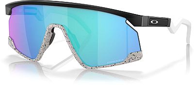 Oakley BXTR Sapphire, Sonnenbrille - Matt Schwarz/Weiß/Grau Blau/Violett-Verspiegelt von Oakley