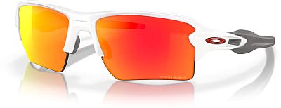 Oakley Flak® 2.0 XL Ruby, Sonnenbrille - Weiß/Grau Orange/Rot-Verspiegelt von Oakley