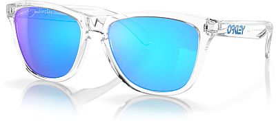 Oakley Frogskins Sapphire, Sonnenbrille - Transparent Blau/Violett-Verspiegelt von Oakley