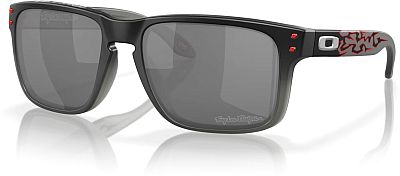 Oakley Holbrook Troy Lee Designs Series Black, Sonnenbrille - Schwarz/Grau/Rot Stark-Getönt von Oakley