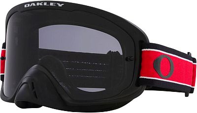 Oakley O-Frame 2.0 Pro MX Red Stripe, Crossbrille - Schwarz/Rot/Weiß Leicht-Getönt von Oakley