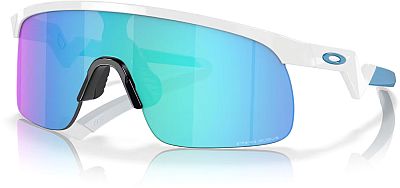 Oakley Resistor Sapphire, Sonnenbrille Kinder - Weiß/Blau Blau/Violett-Verspiegelt von Oakley