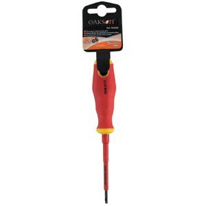 Oakson 763600 Schraubendreher, elektrisch, flach, 3 x 75 mm von Oakson