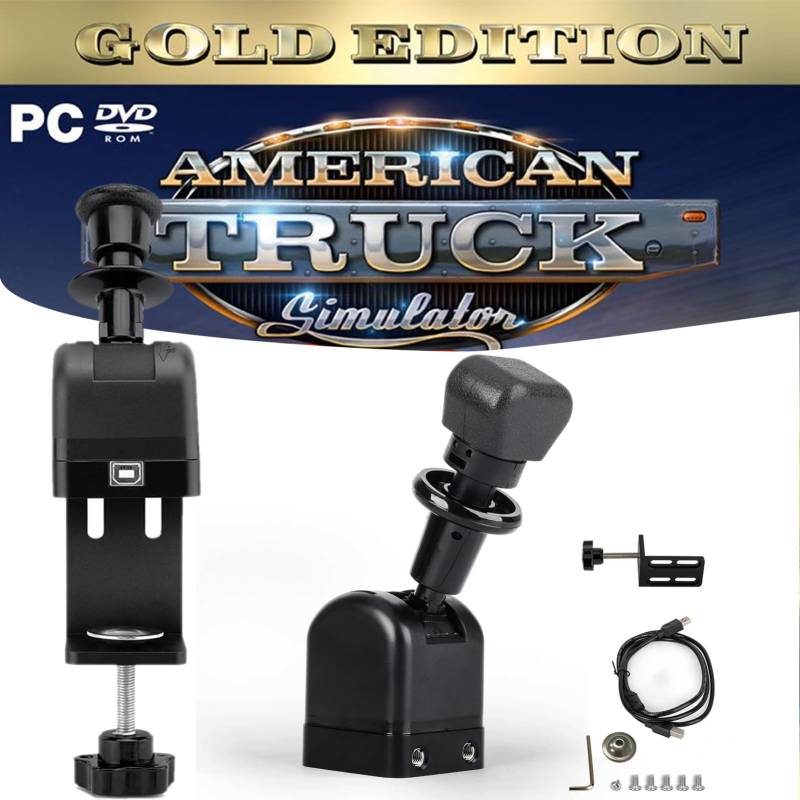 Obokidly European Truck American Truck Brake Simulator Parking Air Brake Hand Brake Hand Control Valve (Only PC USB Truck Hand Brake For G27/G29) von Obokidly