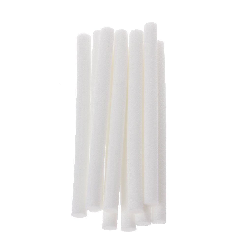 Obotsnoi 110 Stück 8 mm Luftbefeuchter Wattestäbchen Baumwollfilter Luftbefeuchter Sticks Baumwollfilterstäbe ersetzen Luftbefeuchterteile von Obotsnoi