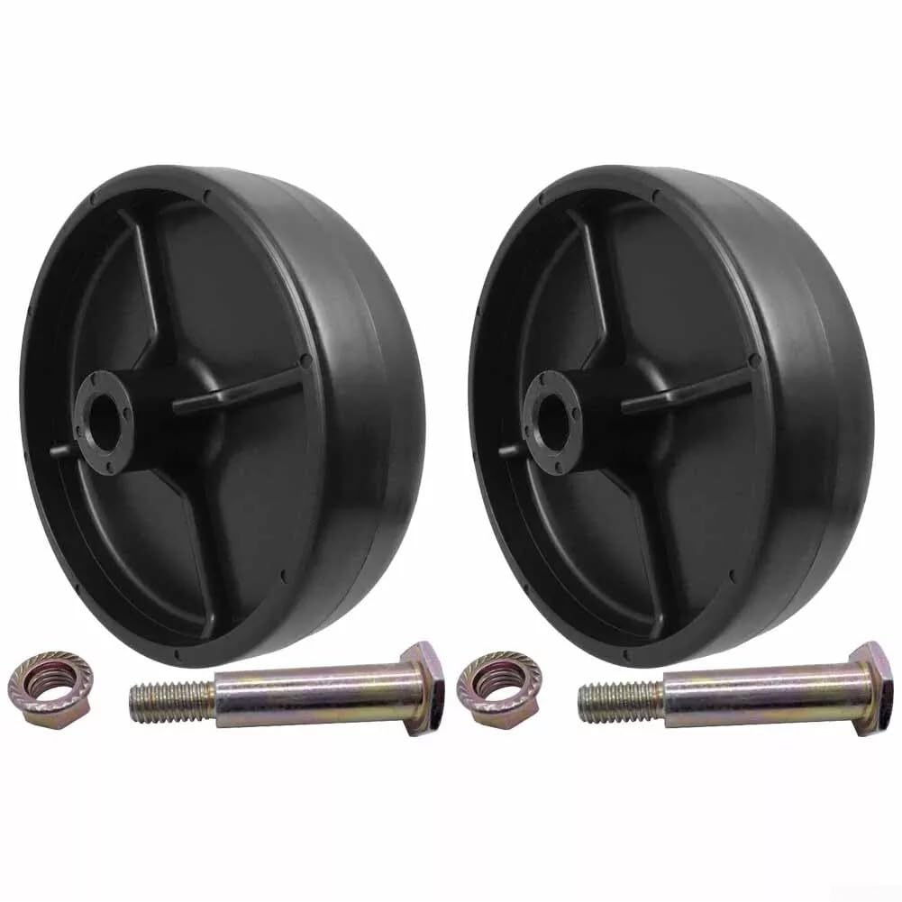 2 Stück Deckrad-Set für Toro 112-0337 734-0973 für Troy-Bilt für Cub Cadet Teil, einfach zu installieren von Oceanlend