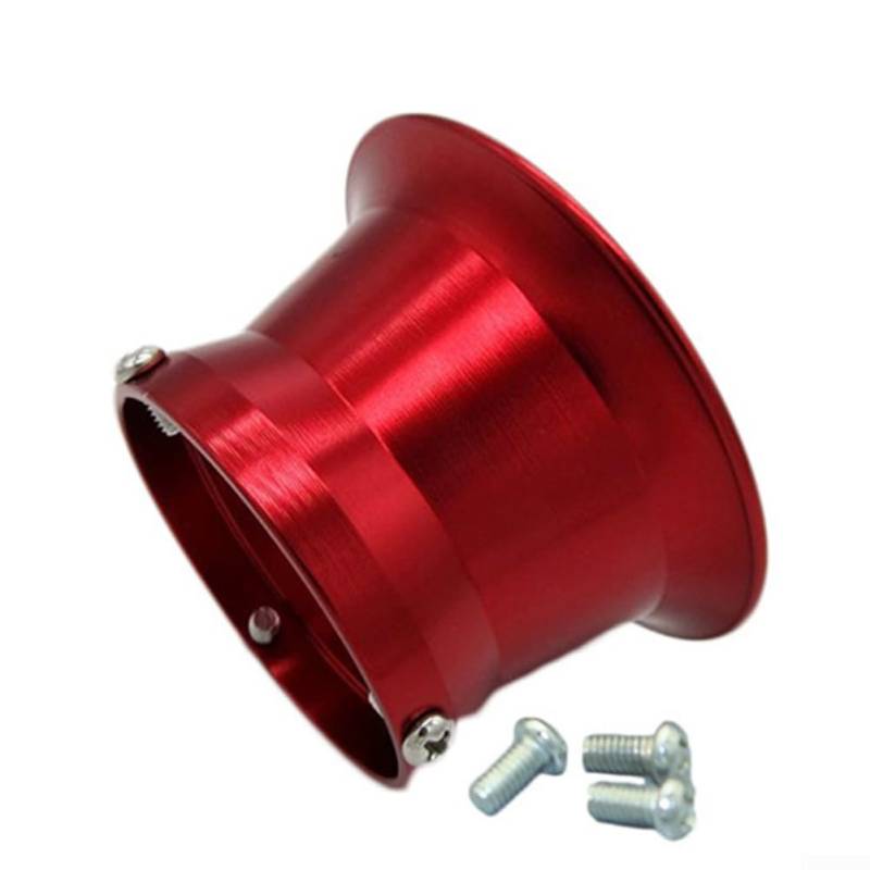 Anpassbare Passform 50 mm Motorradvergaser Luftfilter Windbecher jetzt erhältlich (rot 50 mm) von Oceanlend