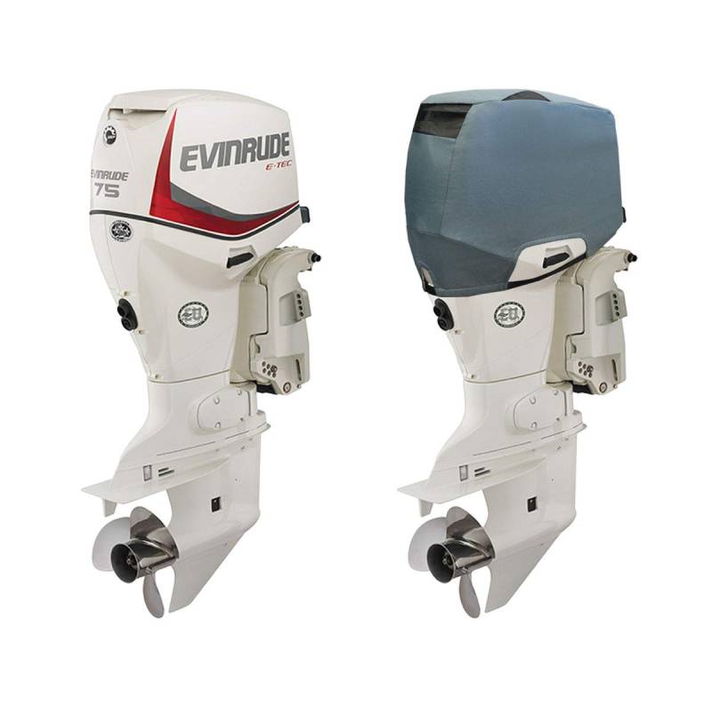 Oceansouth Außenbordmotor Belüftete Abdeckung für Evinrude (75-90HP (E-TEC 3CYL)) von Oceansouth