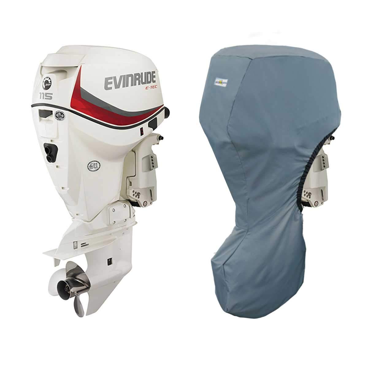 Oceansouth Außenbordmotor Vollständige Abdeckungen für Evinrude (90H.O.-130HP 20" (E-TEC V4 1.7L)) von Oceansouth