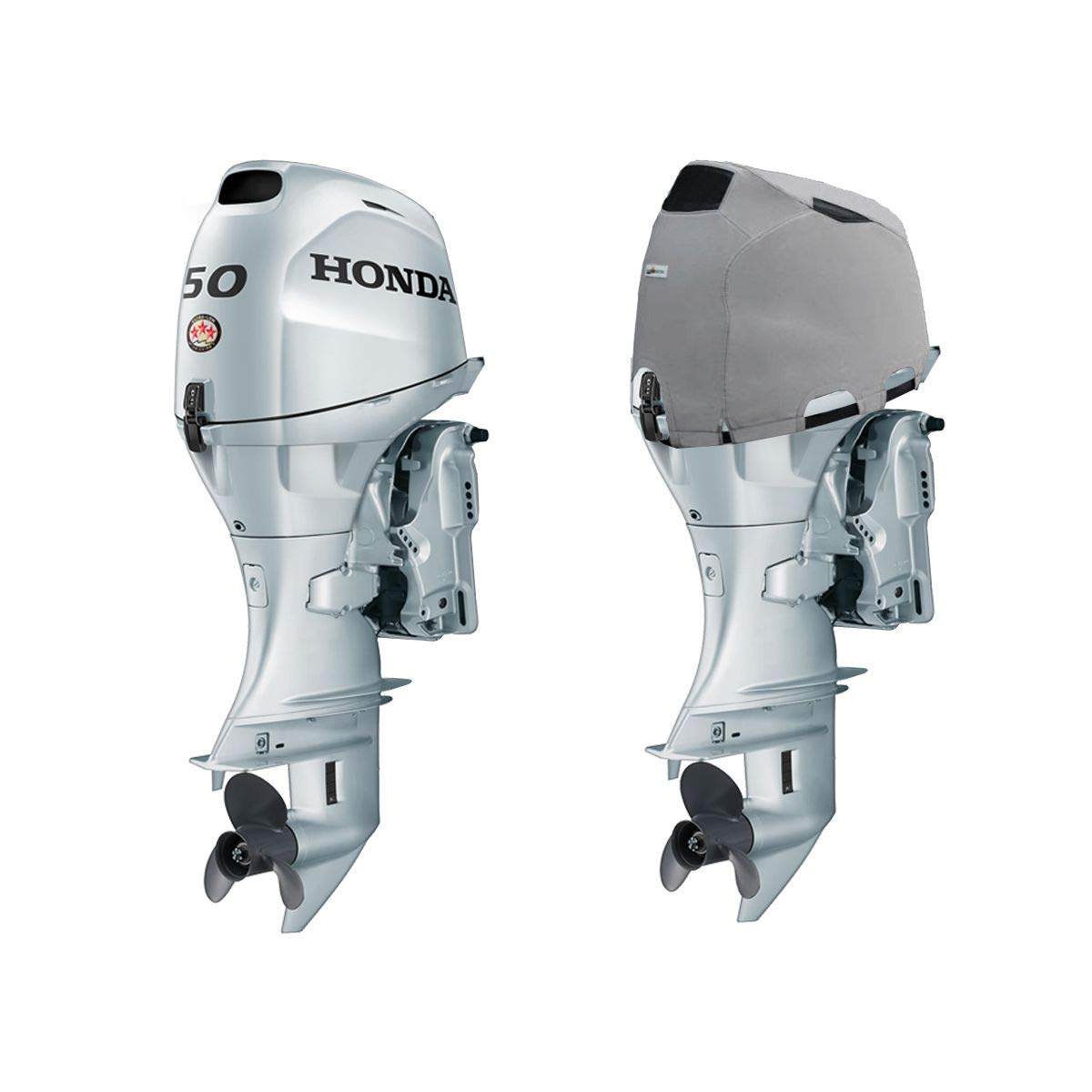 Oceansouth wasserdichte und belüftete Abdeckung für Honda Außenborder von BF2.3 bis BF250 (Honda 3CYL 808cc BF40 BF50 Vented Cover (2017>)) von Oceansouth