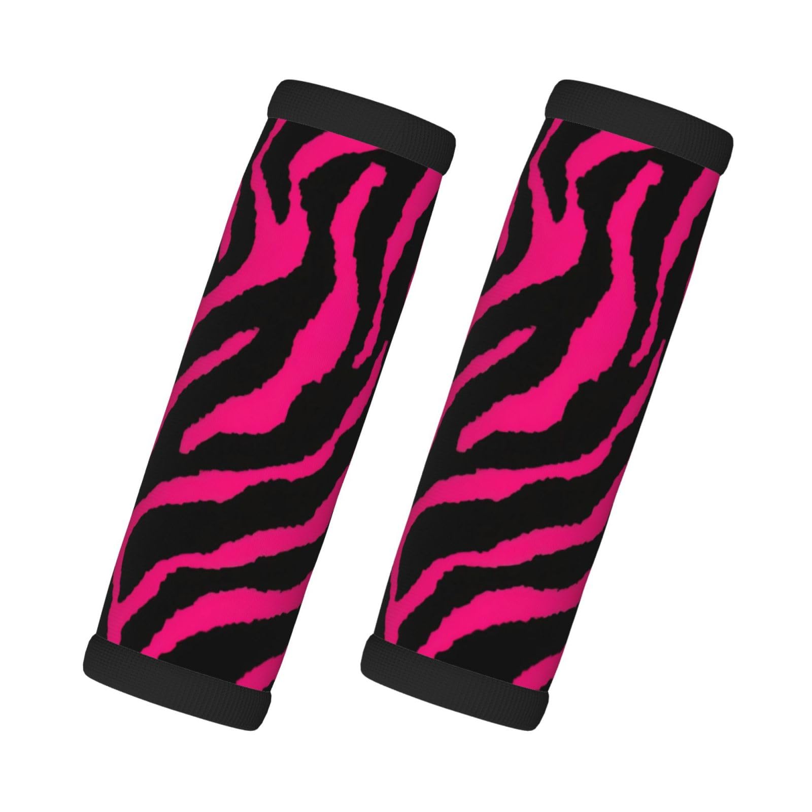 Zebra Tiger Leopard Pink Print Gepäckgriff Wraps Weiche Reisetasche Griff Abdeckung für Flughafen Reisetasche Zubehör von OdDdot