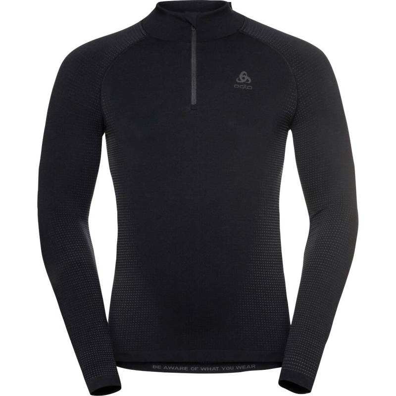 Odlo Turtle Neck Performa Langarmshirt mit Zipper dunkelgrau M von Odlo