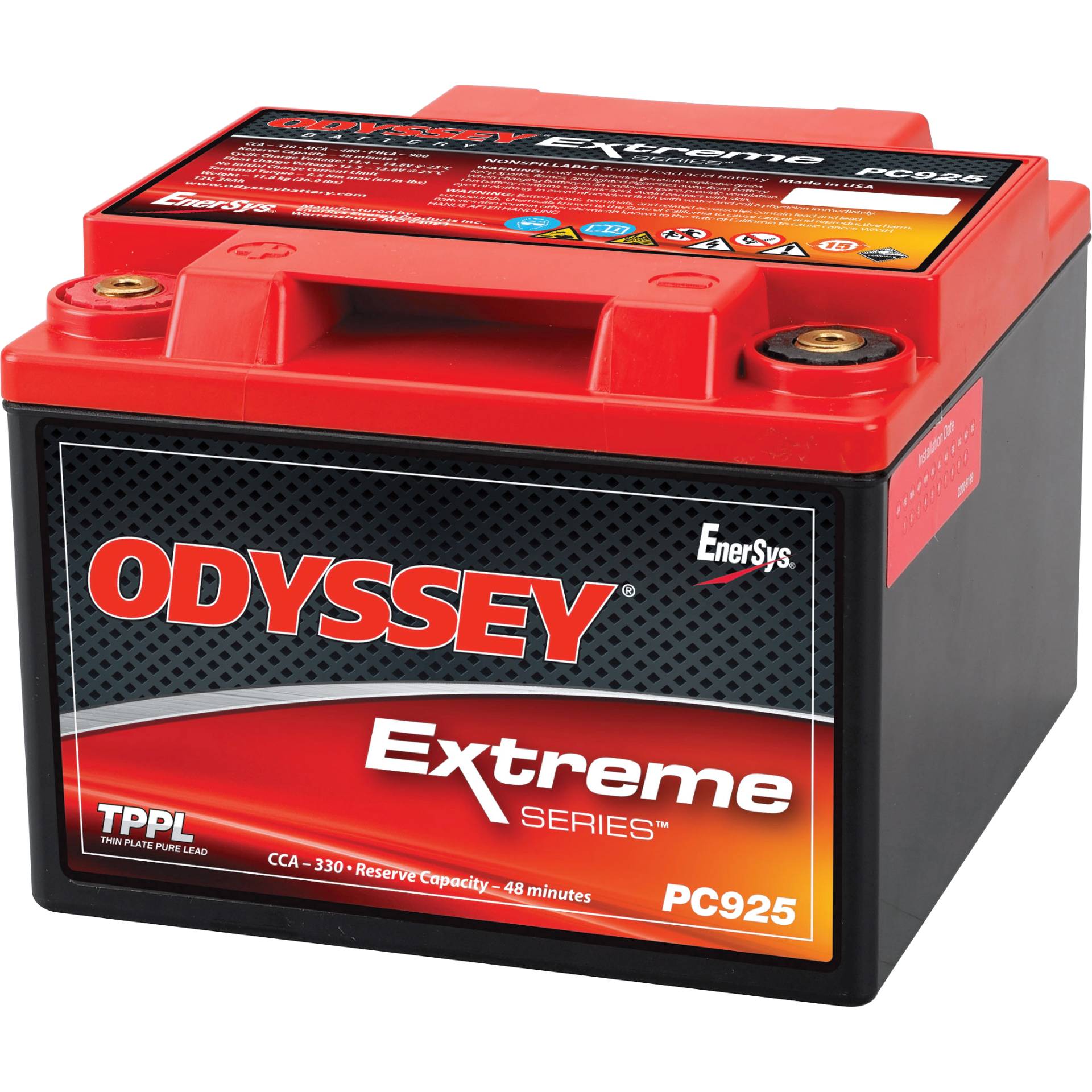 Odyssey Batterie Exreme Reinblei ODS-AGM28/PC925L 12V, 28Ah (Y60-N24 von Odyssey