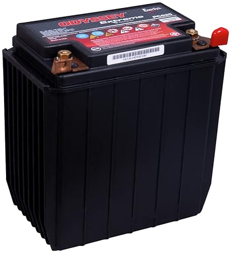 Odyssey PC625, ODS-AGM16CL Reinblei Motorradbatterie, 12V 18Ah 200A (CCA), AGM Motorradbatterie mit enormer Startleistung, besonders zyklenfest und extrem robust von Odyssey