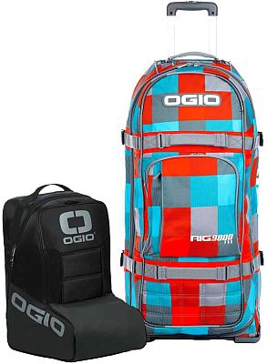 Ogio RIG 9800 Pro, Ausrüstungstasche - Blau/Hellblau/Rot - 125 L von Ogio