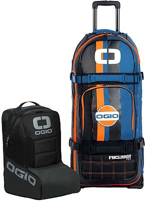 Ogio RIG 9800 Pro, Ausrüstungstasche - Schwarz/Orange/Blau - 125 L von Ogio