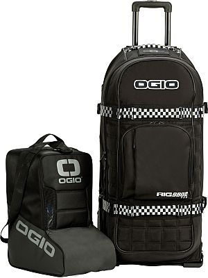 Ogio RIG 9800 Pro, Ausrüstungstasche - Schwarz/Weiß - 125 L von Ogio