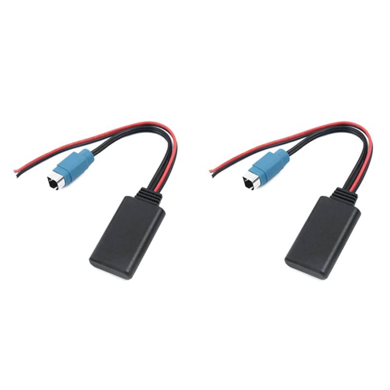 Ohewiiuk 2X Auto Bluetooth Modul Musik Adapter Aux Audio Kabel Für -W203Ri IDA X303 X305 X301-237B von Ohewiiuk