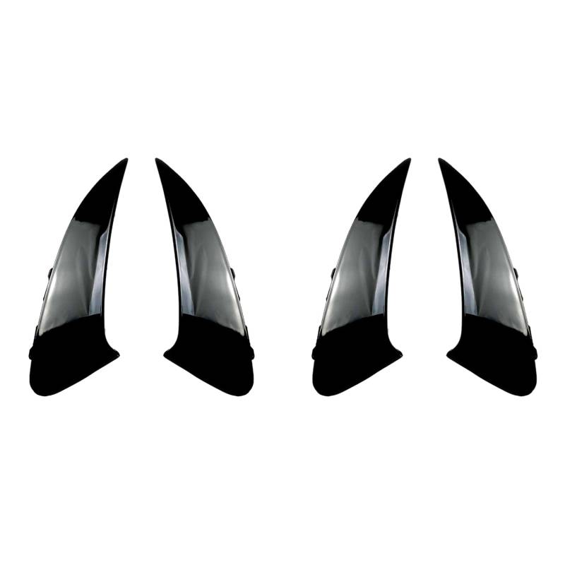 Ohewiiuk 4X Auto Heck StoßStange Spoiler Seiten FlüGel Canard Trim für CLA C118 CLA200 CLA250 CLA45 2020+ Schwarz von Ohewiiuk