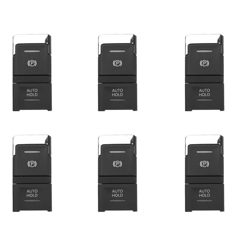 Ohewiiuk 6X Elektronische Handbremse Handbremse Feststellbremsschalter Auto Hold Taste für L II 2017 5NG 927 225 5NG927225 von Ohewiiuk