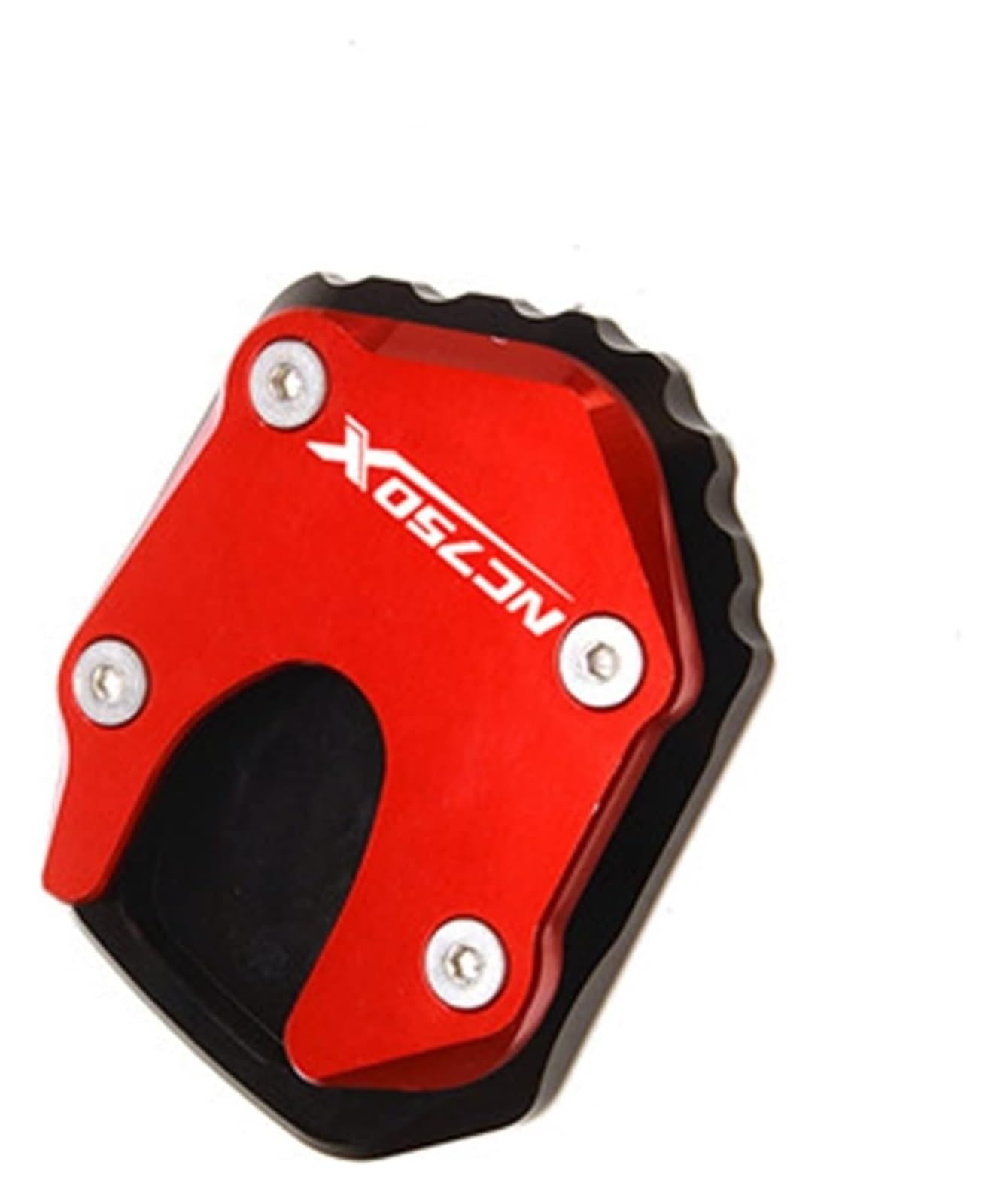 Für NC750X NC 750X NC750 X 2021-2022 Zubehör CNC Motorrad Kickstand Seitenständer Vergrößern Erweiterung Ständerpolster-Verlängerung(rot) von Ohocean