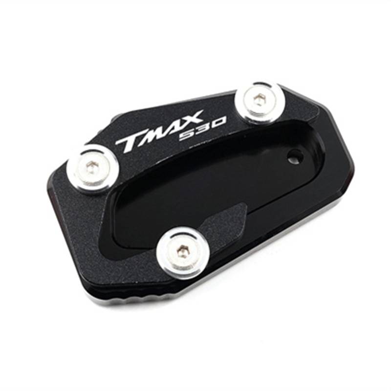 Für Y&AMAHA Für TMAX 530 Für TMAX 560 SX DX 2017-2022 Motorrad Kickstand Fuß Seitenständer Verlängerung Pad Stützplatte Ständerpolster-Verlängerung(A,2) von Ohocean