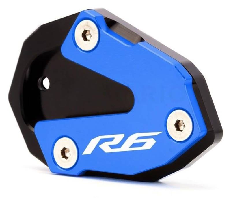 Für Y&AMAHA YZFR6 YZF R6 2013 2014-2022 Motorrad Kickstand Fuß Seitenständer Verlängerungspolster Stützplatte Ständerpolster-Verlängerung(2) von Ohocean