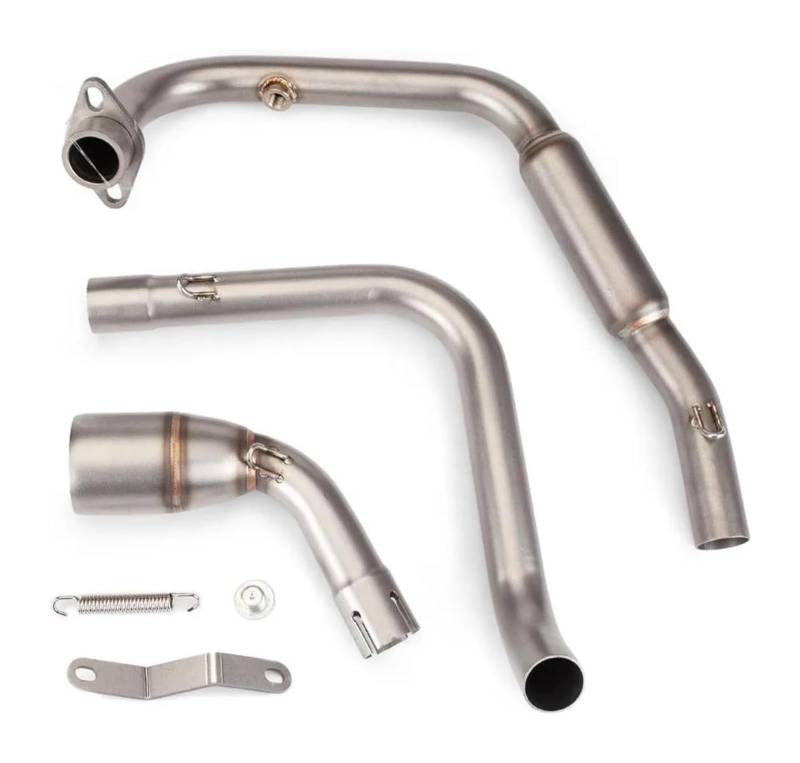 Motorrad Auspuff Mittelrohr Für B&enelli TNT125 TNT135 TNT 125 135 2017-2022 Motorradauspuff Modify Front Mid Link Pipe 51mm Schalldämpfer von Ohocean