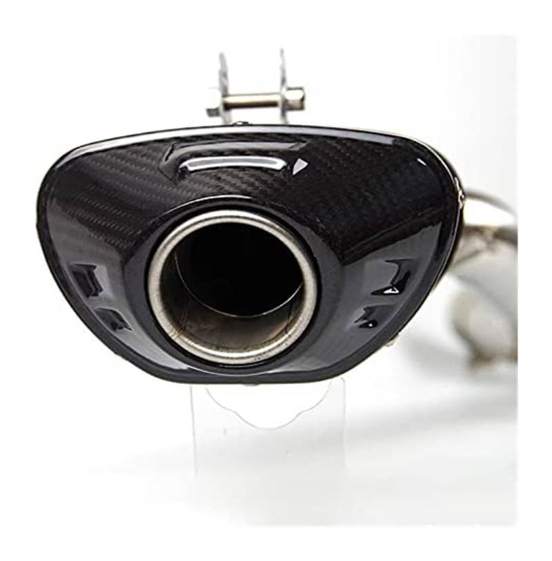 Motorrad Auspuff Mittelrohr Für CBR1000RR 2004-2007 Für CBR600RR F5 2003-2015 Motorradauspuffrohr Mittelverbindungsrohr Carbonfaser-Schalldämpfer(for Cbr600 2005-2015 B) von Ohocean