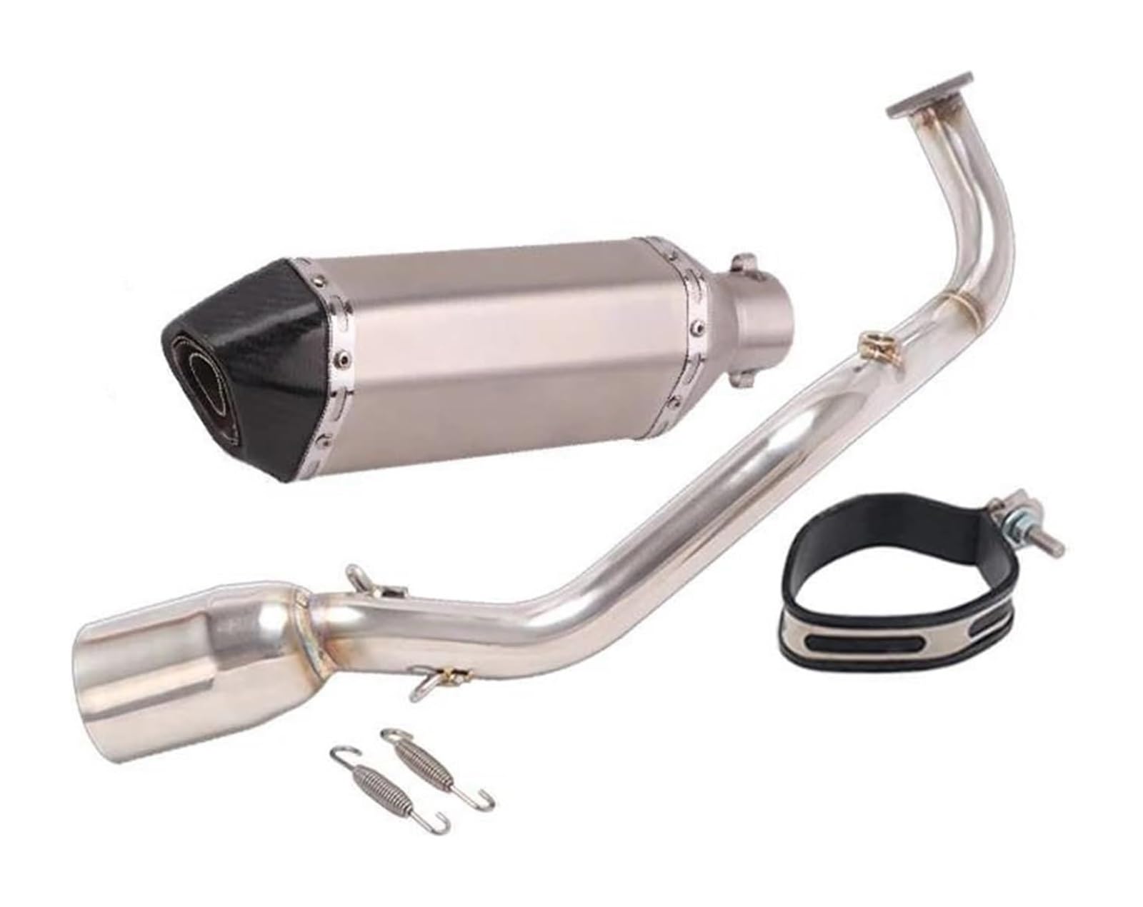 Motorrad Auspuff Mittelrohr Für Y&amaha Xmax 125 X MAX125 2021 2022 Motorradauspuff Escape Fornt Link Pipe Schalldämpfer Slip On Komplettsysteme(11) von Ohocean