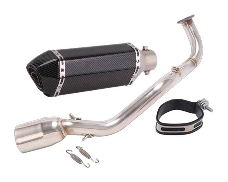 Motorrad Auspuff Mittelrohr Für Y&amaha Xmax 125 X MAX125 2021 2022 Motorradauspuff Escape Fornt Link Pipe Schalldämpfer Slip On Komplettsysteme(5) von Ohocean