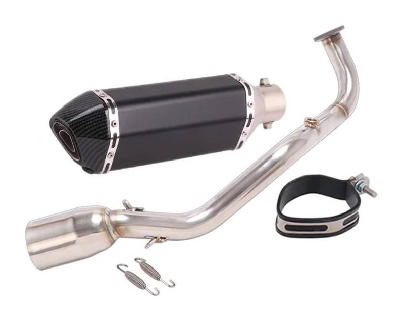 Motorrad Auspuff Mittelrohr Für Y&amaha Xmax 125 X MAX125 2021 2022 Motorradauspuff Escape Fornt Link Pipe Schalldämpfer Slip On Komplettsysteme(7) von Ohocean