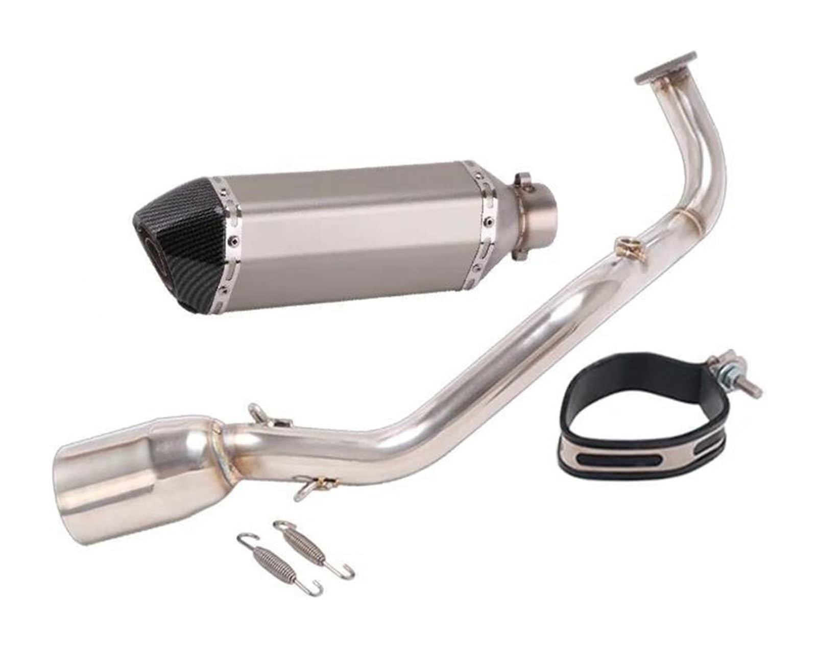 Motorrad Auspuff Mittelrohr Für Y&amaha Xmax 125 X MAX125 2021 2022 Motorradauspuff Escape Fornt Link Pipe Schalldämpfer Slip On Komplettsysteme(9) von Ohocean