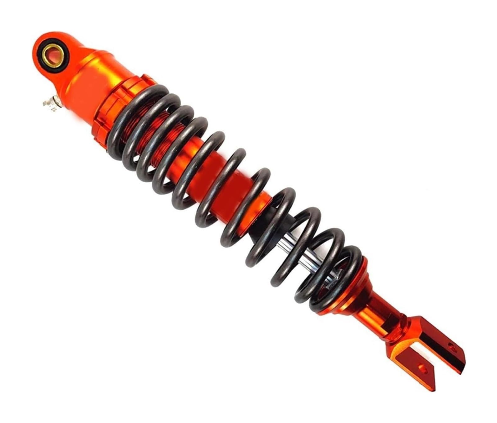 Motorrad Federbein Stoßdämpfer 320 Mm/12,6 Zoll Motorrad Luftstoßdämpfer Hinterradaufhängung Für Motorroller ATV Universal(Orange) von Ohocean