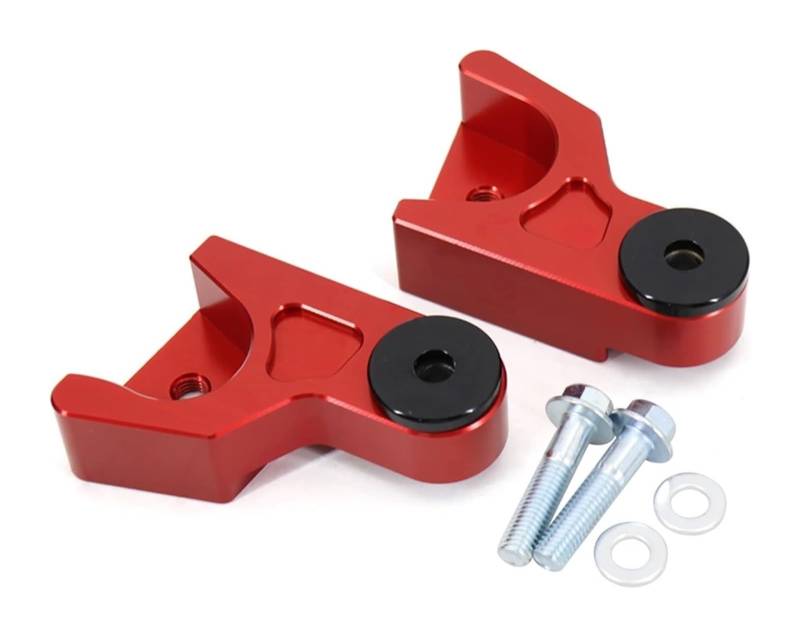 Motorrad Federbein Stoßdämpfer Für FO&RZA 350 GTR Für FORZA350 2021 2020 25MM Tieferlegungs Link Kit Motorrad Hinten Last Suspension Stoßdämpfer(rot) von Ohocean