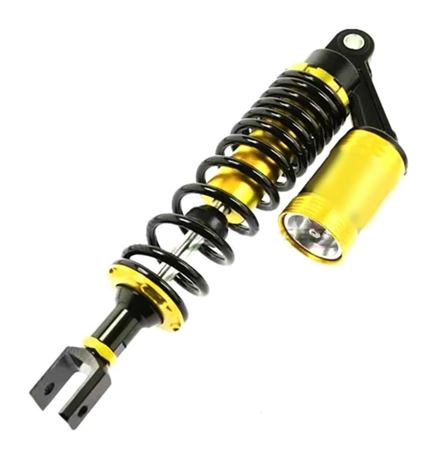 Motorrad Federbein Stoßdämpfer Für K&awasaki Roller ATV Quad Universal 320mm 340mm Motorrad Hintere Luftstoßdämpfer Hinterradaufhängung(320mm Gold Fork) von Ohocean