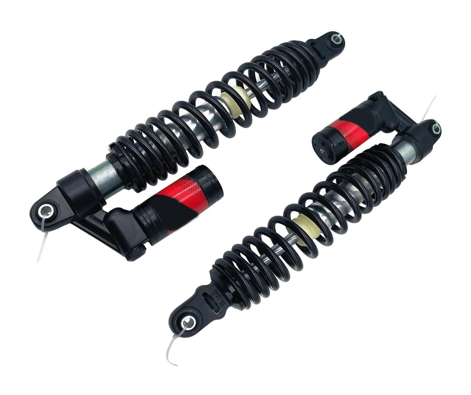 Motorrad Federbein Stoßdämpfer Für Segway Für Snarler AT6 S E5 Für Segway Für Sharler AT6 L E5 Motorrad Stoßdämpfer 2Pcs Vorne Gas Stoßdämpfer von Ohocean