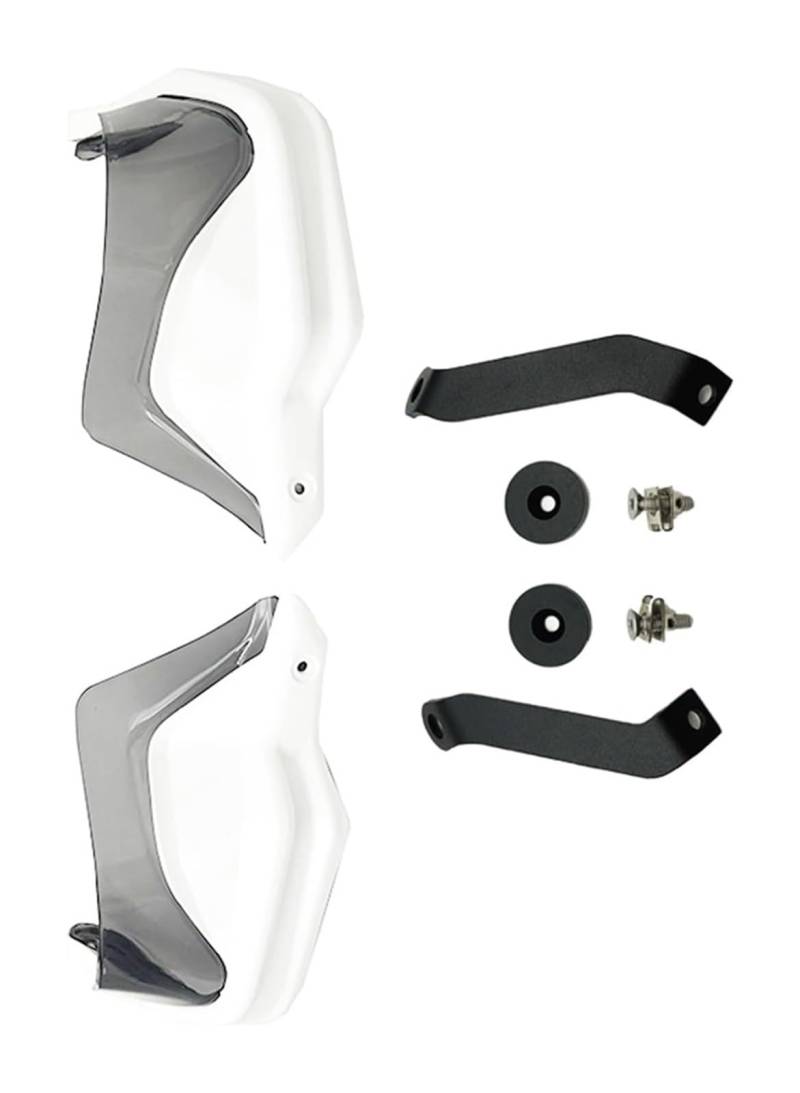 Motorrad Handschützer Für CB 500X C B500 X NC750X NC750 X 2013-2021 Handschutz Handschutz Windschutz Handschützer Abdeckung Handschützer Schutz(White Grey Set) von Ohocean