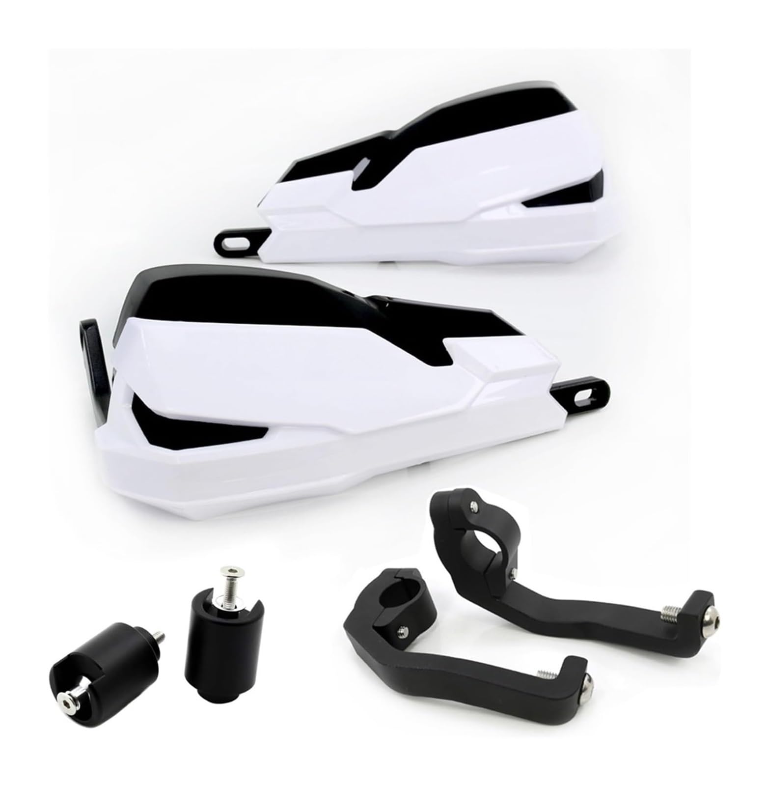 Motorrad Handschützer Für CB500X CB500F 2013-2018 Motocross Handprotektoren Handprotektoren Schutz Motorrad Wind Schild Griff Handprotektoren(Weiß) von Ohocean