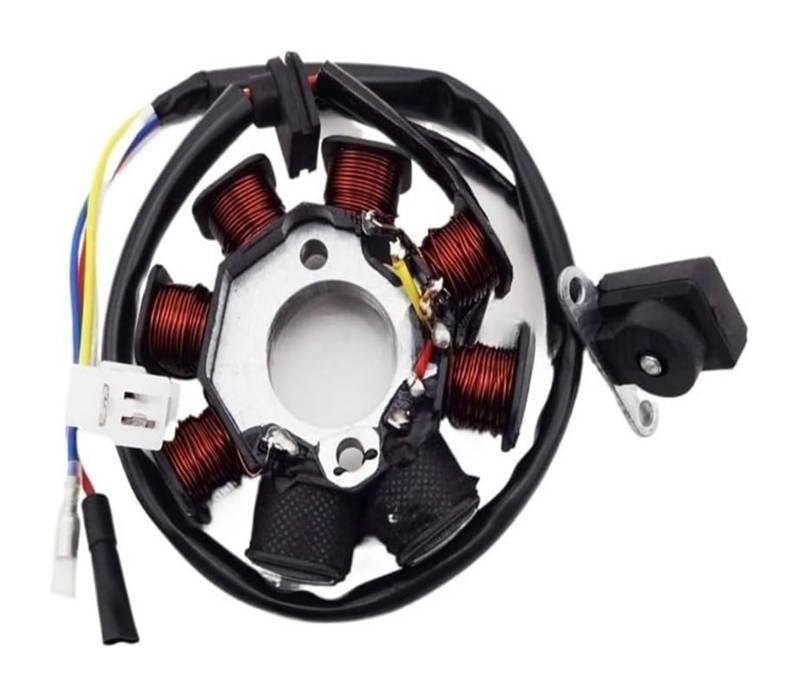 Motorrad-Zündstator-Magnetspule Für 8 Spulen Magneto Stator Für 49 50cc Motor Hergestellt Für GY6 Roller Moped Sunl Roketa Für VES&pa von Ohocean