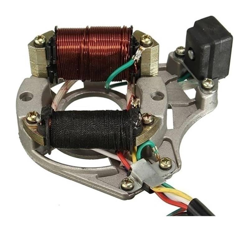 Motorrad-Zündstator-Magnetspule Für 90cc 110cc 125cc ATV Motorrad Pit Dirt Bike Teile Magneto Spule Stator Platte Zündung Stator Magneto Platte Lichtmaschine von Ohocean