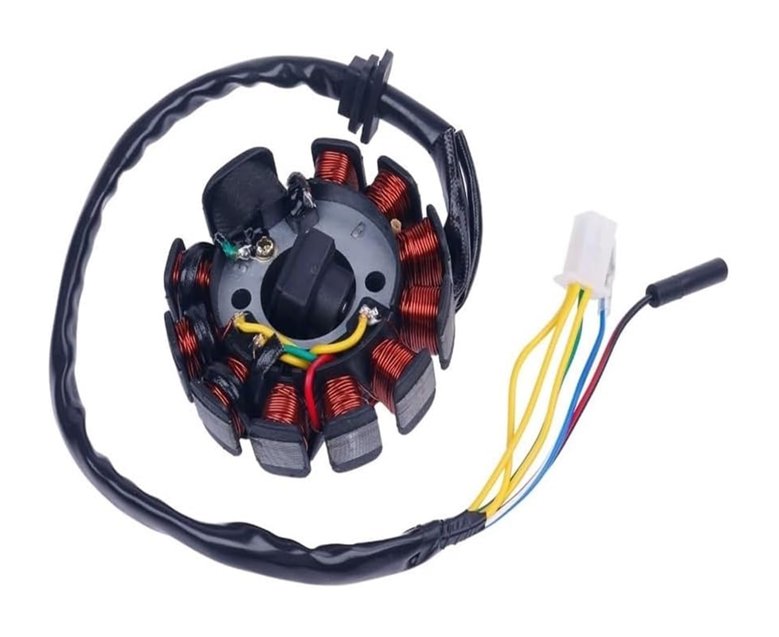 Motorrad-Zündstator-Magnetspule Für Glixal GY6 125cc 150cc 11 Spule Magneto Lichtmaschine Stator Roller Moped ATV Go Kart Quads 152QMI 157QMJ Motor Motorrad von Ohocean