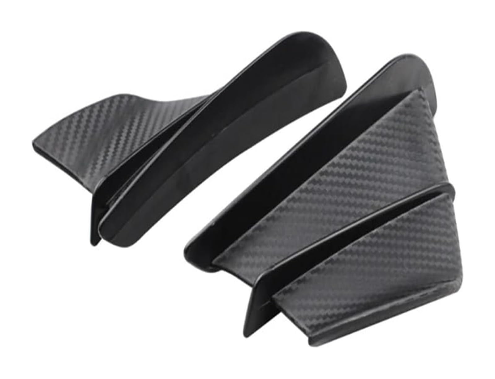 Side Wind Spoiler 1 Set Motorrad Universal Winglet Seitenspoiler Luftabweiser Wing Kit Frontverkleidung Aerodynamische Winglets(Color D) von Ohocean