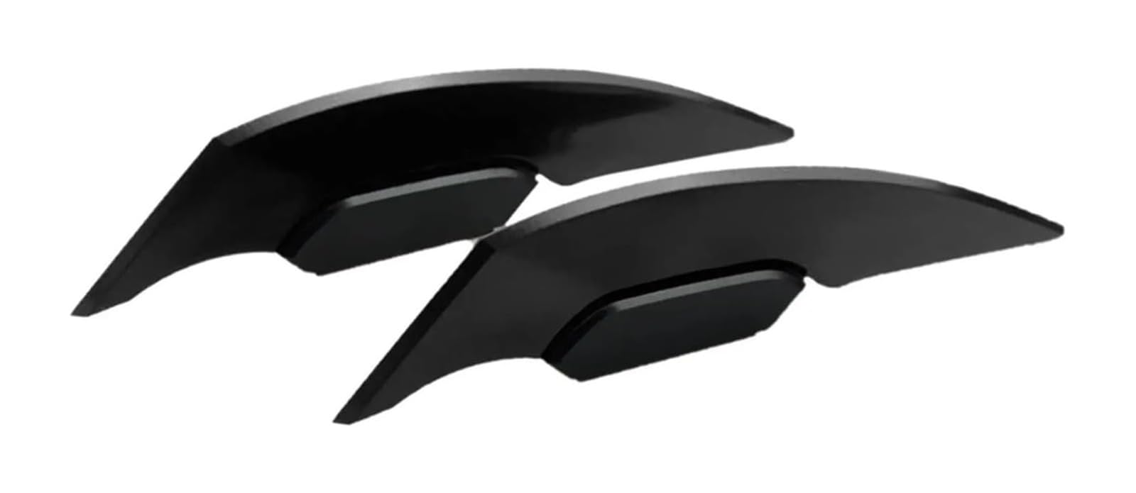 Side Wind Spoiler 2 Stück Motorrad Winglet Aerodynamischer Spoiler Motorrad Motorrad Spoiler Flügel(Schwarz) von Ohocean